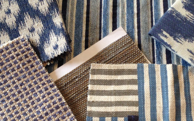 Blue Fabric Combinations for a Seaside Setting